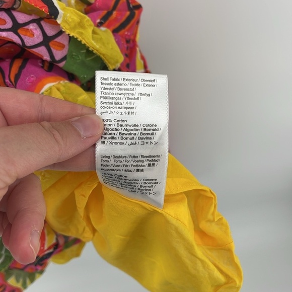 FARM RIO FRUIT DREAM RUFFLE MINI COTTON DRESS - Picture 6 of 6